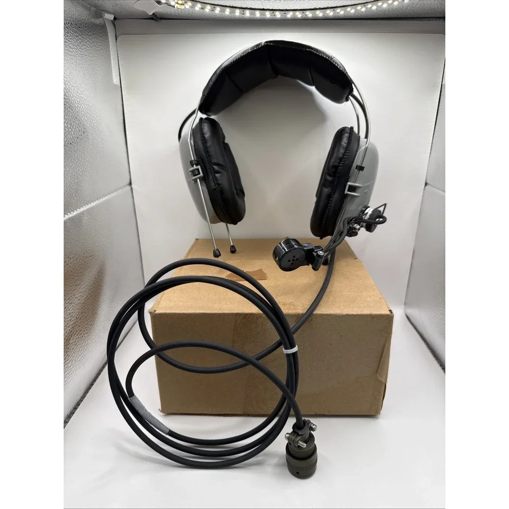 JTC Military Microphone‎ Headset JTC-OC-0723-0110 Pilot Aviation Headphones NEW